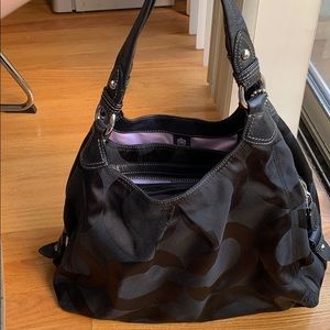 Coach black handbag
